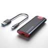 SSD Case USB Gen External Enclosure Supports NVMe  SATA SSDs 7
