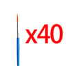 Kids Acrylic Paint Brushes Set Flat Round  Pointed Brush For Crafting Watercolor And Oil Painting 8