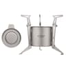 Ultralight Titanium Alcohol Stove With Fire Cover  Foldable Pot Stand 6