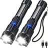 High Power LED Rechargeable Tactical Flashlight With Zoom Torch  Emergency Light 6