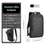 Slim Business Laptop Backpack For Men Waterproof USB Charging Travel  Work Bag 7