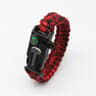 Five In One Survival Bracelet With Compass  Flint Paracord For Hiking 8