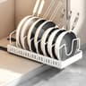 Pull Out Cabinet Organizer For Pots And Pans With Adjustable Dividers 6
