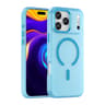 For IPhone MagSafe Frosted Translucent TPU  PC Full Coverage Phone Case 13