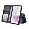 Samsung Galaxy Leather Wallet Case With Card Holder Stand  Screen Protector 8