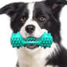 Interactive Dog Chew Toy Dental Cleaning Bone For Aggressive Chewers With Squeaker 5
