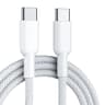 60W Fast Charging USB C Cable Nylon Braided Durable Type C Charger Cord 0