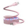 Magnetic Self Coiling USB C To USB C Cable With 100W Fast Charging Braided Design 6