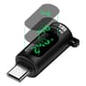 240W USB C To USB C Adapter With Display Fast Charging Data Cable Converter 16