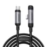30W Fast Charging Type C To Lightning Cable 90 Degree Braided Charger 10