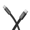 60W Fast Charge USB C Cable Nylon Braided Type C Data Charging Cable 0