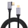 USB C Elbow Data Cable 10Gbps Fast Transfer Nylon Braided Type C Cable 7