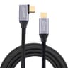 USB C Elbow Data Cable 10Gbps Fast Transfer Nylon Braided Type C Cable 5