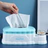 Retractable Tissue Box Organizer With Drawer And Toothpick Holder For Living Room 3