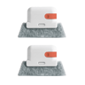 2in1 Window Groove Cleaning Brush Set Window Track Cleaner With Crevice Tool 10