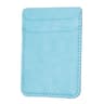 Slim PU Leather Phone Wallet Sticker With Multi Card Slots StickOn Card Holder 7
