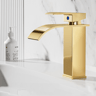 Waterfall Bathroom Faucet Stainless Steel Hot Cold Mixer Tap For Sink Basin 9