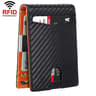 RFID Blocking Leather Card Holder Wallet With Coin Pocket Slim AntiTheft Credit Card Wallet 5