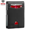 RFID Blocking Leather Card Holder Wallet With Coin Pocket Slim AntiTheft Credit Card Wallet 9