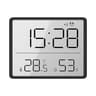 Magnetic Digital Clock With Temperature  Humidity Display Wall Mount LCD Alarm Clock 7