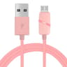 LED Micro USB Cable With Indicator Light  Bobbin Storage Case 1M Fast Charging Data Sync Cord 0