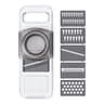 MultiFunction Potato Slicer Grater With Knives EasytoUse Kitchen Gadget In Gray 8