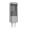 Wall Mounted Disposable Cup Holder With Dustproof Cover And No Drill Installation 7