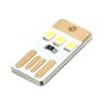 Portable USB LED Keychain Night Light 10pcs Mini Pocket Card Lamp For Travel Camping Emergency 8