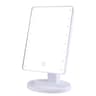 LED Lighted Makeup Mirror With Storage Base  Touch Control Rotatable Vanity Mirror 1