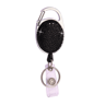 Retractable Badge Reel Keychain With Ceramic Clay Design Durable ID Holder Clip 11