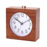 Solid Wood Silent Alarm Clock With Snooze  Night Light For Bedside 13