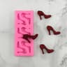 3D High Heel Silicone Mold For Chocolate Fondant  Resin Crafts 3