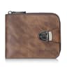 Vintage Men Wallet With Zipper Coin Pocket  MultiCard Holder 10