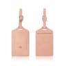 2PCS Premium Luggage Tag  Boarding Pass Holder In PU Leather For Secure Travel Essentials 4