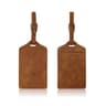 2PCS Premium Luggage Tag  Boarding Pass Holder In PU Leather For Secure Travel Essentials 8