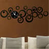 Modern 3D Acrylic Mirror Wall Clock DIY Decorative Silent Quartz Clock 4