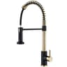 Stainless Steel Pull Down Kitchen Faucet With Dual Mode Sprayer  Hot Cold Mixer Tap 7