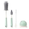 Premium Silicone Rotating Bottle Cleaning Brush Set Baby Bottle Straw  Nipple Cleaner 14