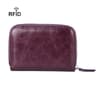 RFID Leather Accordion Card Holder Wallet Secure Multi Card Organizer 8