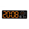 Modern LED Digital Wall Clock With Date Temperature  Countdown 11