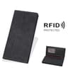 Vintage RFID Blocking Long Zip Wallet For Men With 13 Card Slots  Secure Coin Pocket 10