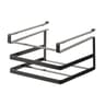Double Layer Cutting Board Holder Wall Mounted Kitchen Storage Rack 5