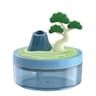 Portable Plant Pot Humidifier  USB Aroma Diffuser With Color Night Light 15