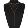 Celestial Star Tassel Layered Necklace For Women Double Layer Clavicle Chain 5