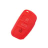 Audi Silicone Flip Key Fob Cover Set 2PCS Shockproof Remote Key Protector For A1 A3 Q3 7