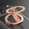 Magnetic Phone Holder With 360 Rotating Foldable Ring Stand Double Sided MagSafe Compatible Grip 10