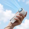 Portable Handheld Fan Rechargeable Mini USB Fan With 100 Speeds LED Display And Desktop Stand 12