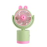 Cute Rabbit Portable Desktop Fan USB Rechargeable Handheld Mini Fan With Adjustable Airflow 10