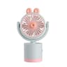 Cute Rabbit Portable Desktop Fan USB Rechargeable Handheld Mini Fan With Adjustable Airflow 11