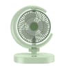 LF002 USB Rechargeable Desk Fan With LED Night Light Quiet Portable Mini Fan 11